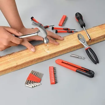 Versatile 39-Piece Tool Kit for Home and College Use