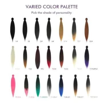 ROSDINA 30 Inch Pre-Stretched Braiding Hair for Braids