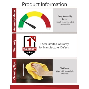 Ameriwood Haven Retro Desk for Home Office or Study