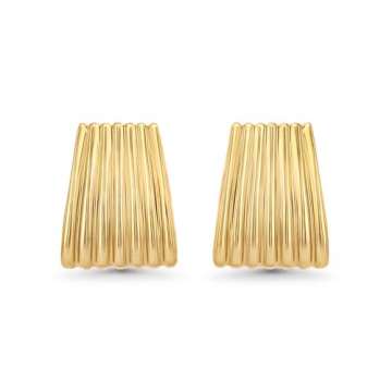Chic Sngia Gold Chunky Earrings for Women - Trendy Accessories