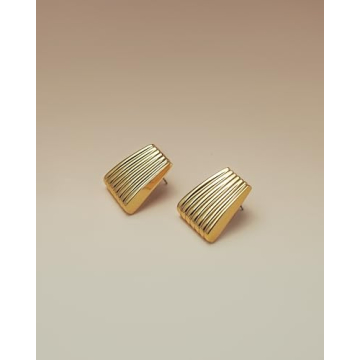 Chic Sngia Gold Chunky Earrings for Women - Trendy Accessories