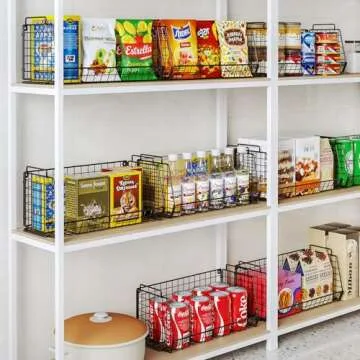 X-cosrack 3-Tier Stackable Wire Baskets for Efficient Storage