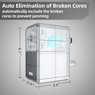 Deli Manual Pencil Sharpener, Auto-in Hand Crank Pencil Sharpener with Adjustable Point for Pencils and Colored Pencils, Pencil Sharpener for Kids, Students, Classroom, Home and Office, Gray