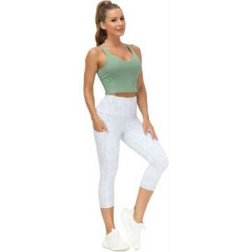 THE GYM PEOPLE Womens' Sports Bra Longline Wirefree Padded with Medium Support