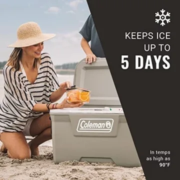 Coleman 316 Hard Cooler Keeps Ice for 5 Days