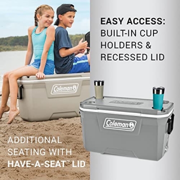 Coleman 316 Hard Cooler Keeps Ice for 5 Days