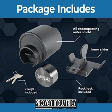Proven Industries 2516 Heavy-Duty Trailer Lock for Optimal Security