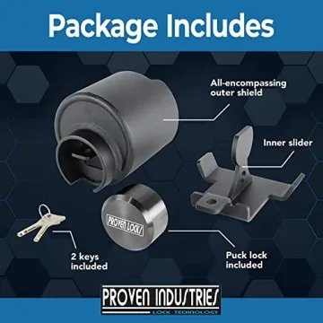Proven Industries 2516 Heavy-Duty Trailer Lock for Optimal Security