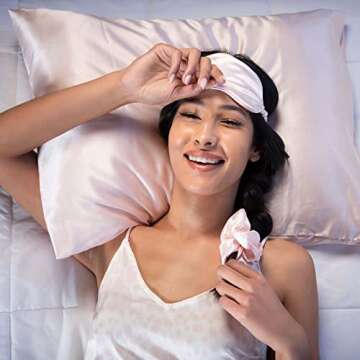 KISMETICS Vegan Silk Sleep Set for Luxurious Sleep