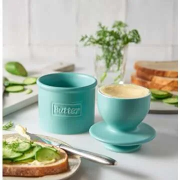 Butter Bell Crock - Keep Butter Fresh & Spreadable