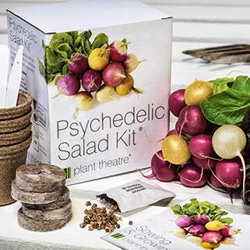 Psychedelic Vegetable Garden Starter Kit - Unique Seed Kit