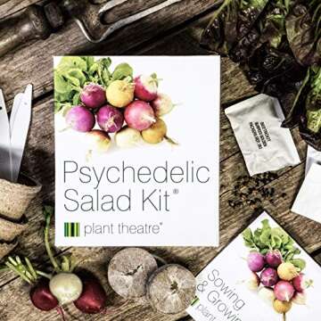 Psychedelic Vegetable Garden Starter Kit - Unique Seed Kit