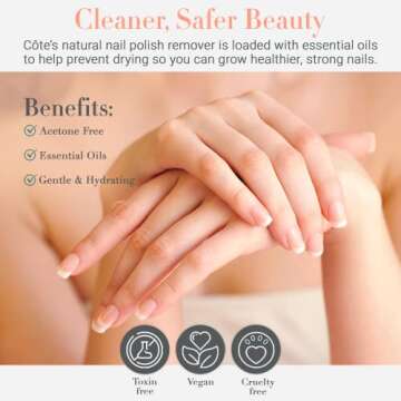 COTE - TAKEOFF Wild Sea Rose Acetone Free Polish Remover