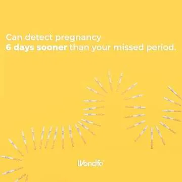 Wondfo Early Result Pregnancy Test Strips - Get Results 6 Days Sooner Than Missed Period-Sensitive a...