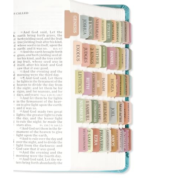 Bible Tabs for Women and Men - Easy Navigation, Boho Theme, Easy-to-Use Indexing Tabs