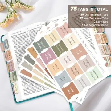 Bible Tabs for Easy Navigation and Stylish Study
