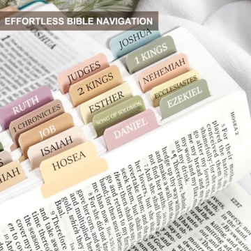 Bible Tabs for Easy Navigation and Stylish Study