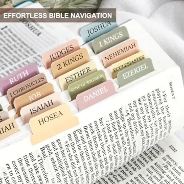 Bible Tabs for Easy Navigation and Stylish Study