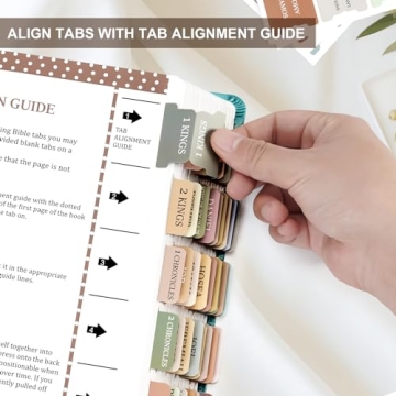 Bible Tabs for Easy Navigation and Stylish Study