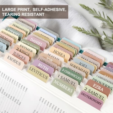 Bible Tabs for Easy Navigation and Stylish Study