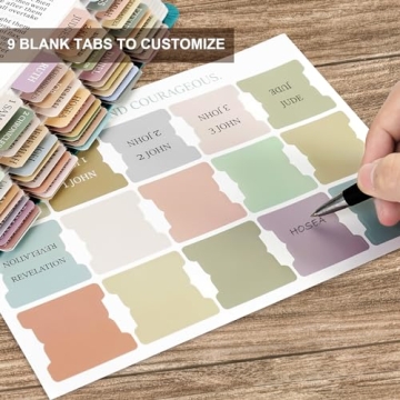 Bible Tabs for Easy Navigation and Stylish Study