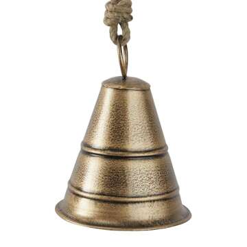Deco 79 Rustic Metal Cowbell Decorative Bells Set