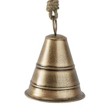 Deco 79 Rustic Metal Cowbell Decorative Bells Set