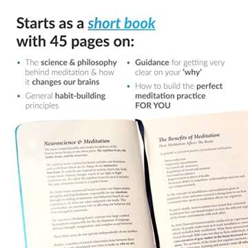 The Meditation Sidekick Journal - Meditation Books Meets Guided Journal! This Mindfulness Journal Helps You Meditate Effectively! Meditation Journal. Habit Journal Meditation for Beginners.