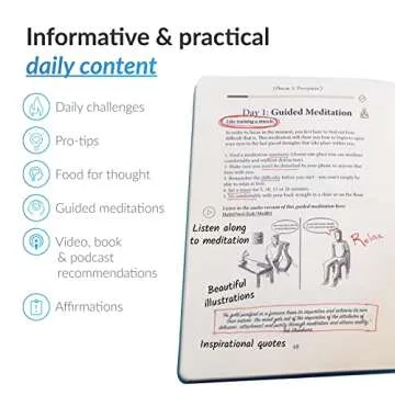 The Meditation Sidekick Journal - Meditation Books Meets Guided Journal! This Mindfulness Journal Helps You Meditate Effectively! Meditation Journal. Habit Journal Meditation for Beginners.