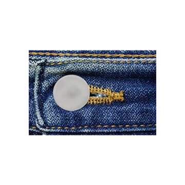 Durable WhollyCoveredButtons Button Covers for All Jeans