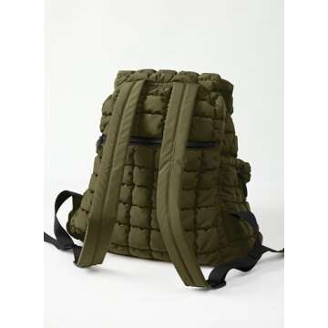 Stylish Lightweight Quilted Backpack for Women