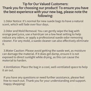 Fldhav Suede Bag for Women Hobo Bag Slouchy Purse Fashionable Leather Shoulde Office Tote Handbag