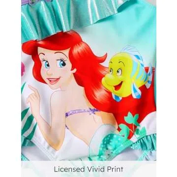 Disney Princess Girls One Piece Swimsuit for Toddlers