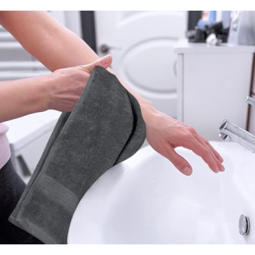 Utopia 6 Pack Premium Hand Towels Set - Ultra Soft & Absorbent