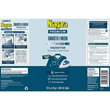 NIAGARA Spray Starch - Non-Aerosol Liquid for Ironing