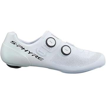 SHIMANO RC903 S-PHYRE Cycling Shoe - Men's White, 43.0