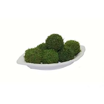 MossArt Deco Preserved Decorative Moss Ball for Green Wall Design