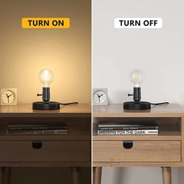 Licperron Vintage Table Lamp Base for E26 E27 Bulbs