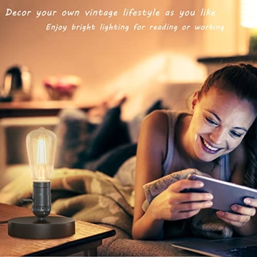 Licperron Vintage Table Lamp Base for E26 E27 Bulbs