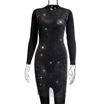 Sparkly Rhinestone Bikini Cover-Up Dazzling Swimwear