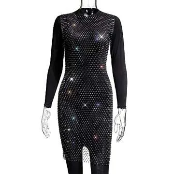 Sparkly Rhinestone Bikini Cover-Up Dazzling Swimwear