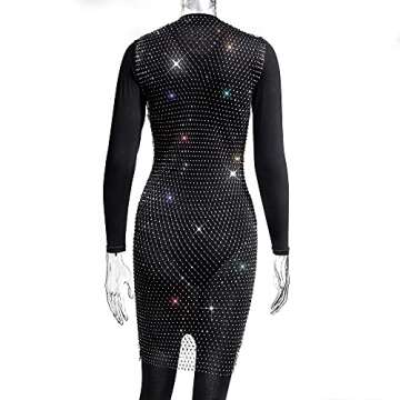 Sparkly Rhinestone Bikini Cover-Up Dazzling Swimwear