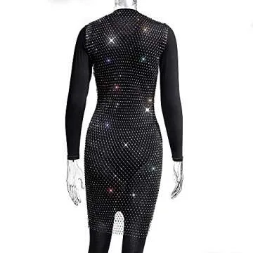 Sparkly Rhinestone Bikini Cover-Up Dazzling Swimwear