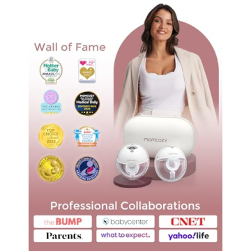 Convenient Momcozy Breast Pump M5 Hands-Free & Portable