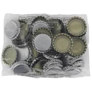 144 Oxygen Absorbing Beer Bottle Caps for Homebrew