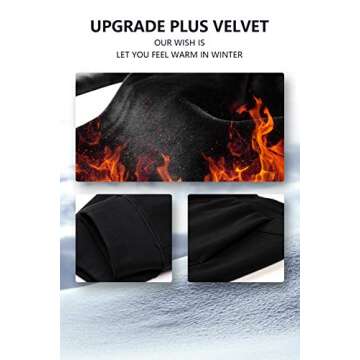 THE GYM PEOPLE Men's Fleece Joggers Pants with Deep Pockets Athletic Loose-fit Sweatpants for Workout, Running, Training