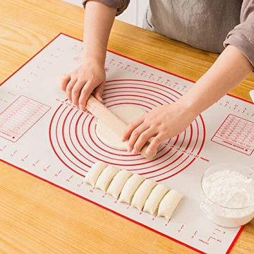Large Non-Stick Silicone Pastry Mat with Measurements
