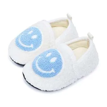 UCUHNB Kids Indoor Smile Face Slippers - Lightweight and Comfortable for Toddlers