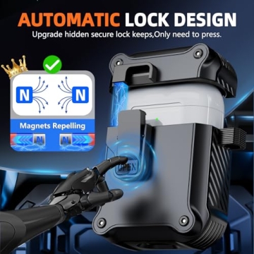 Pohgelan AirPods Case with Secure Lock and Cleaner Tool