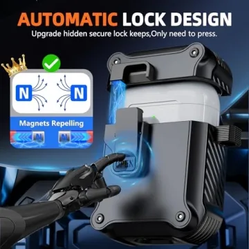 Pohgelan AirPods Case with Secure Lock and Cleaner Tool